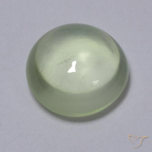 1.73ct Naturel Vert très clair Préhnite, Tour, Transparent
