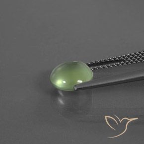 Préhnite Vert citron naturelle Tour, 1.90 ct, Transparent