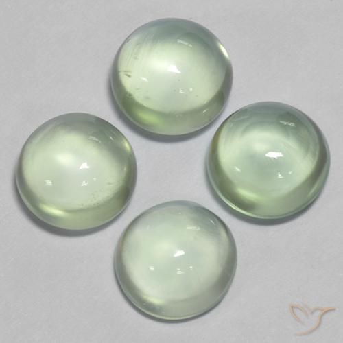 Shop natural 5.89ct Vert très clair Préhnite gems, Tour, from Afrique du Sud at GemSelect. In stock, global shipping!