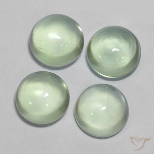 Shop natural 5.89ct Vert très clair Préhnite gems, Tour, from Afrique du Sud at GemSelect. In stock, global shipping!