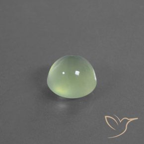 Préhnite Vert jaunâtre naturelle Tour, 3.24 ct, Transparent / Translucide