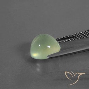 Préhnite Vert jaunâtre naturelle Tour, 3.24 ct, Transparent / Translucide