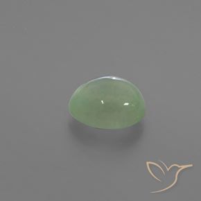 Préhnite Vert très clair naturelle ovale, 2.14 ct, Transparent / Translucide