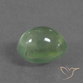 Préhnite Vert moyen naturelle ovale, 2.14 ct, Transparent