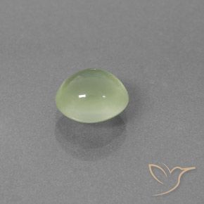 Préhnite Vert pâle naturelle ovale, 2.14 ct, Transparent / Translucide