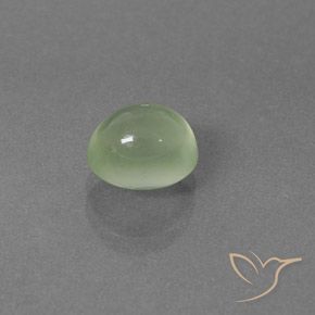 Préhnite Vert clair naturelle ovale, 2.33 ct, Transparent / Translucide