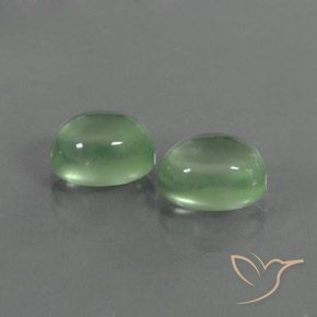 Shop natural 4.98ct Vert chaud Préhnite gems, ovale, from Afrique du Sud at GemSelect. In stock, global shipping!