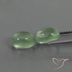 Shop natural 4.98ct Vert chaud Préhnite gems, ovale, from Afrique du Sud at GemSelect. In stock, global shipping!