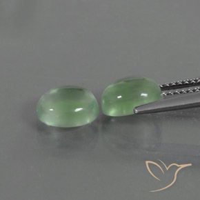 Shop natural 3.82ct Vert chaud Préhnite gems, ovale, from Afrique du Sud at GemSelect. In stock, global shipping!
