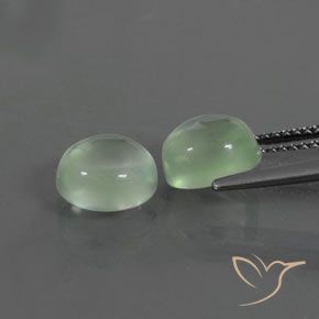 Shop natural 4.73ct Vert très clair Préhnite gems, ovale, from Afrique du Sud at GemSelect. In stock, global shipping!