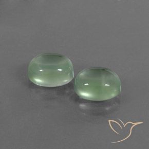 Shop natural 4.04ct Vert chaud Préhnite gems, ovale, from Afrique du Sud at GemSelect. In stock, global shipping!