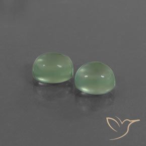 Shop natural 3.34ct Vert jaune léger Préhnite gems, ovale, from Afrique du Sud at GemSelect. In stock, global shipping!
