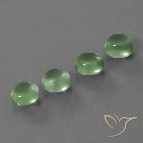 Shop natural 7.45ct Vert chaud Préhnite gems, ovale, from Afrique du Sud at GemSelect. In stock, global shipping!