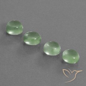 Shop natural 7.45ct Vert chaud Préhnite gems, ovale, from Afrique du Sud at GemSelect. In stock, global shipping!