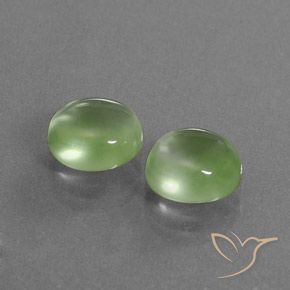 Shop natural 5.02ct Vert jaunâtre Préhnite gems, ovale, from Afrique du Sud at GemSelect. In stock, global shipping!
