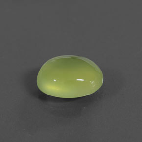 Prehnite Olive verte naturelle Transparent, 4.38 ct, Transparent / Translucide
