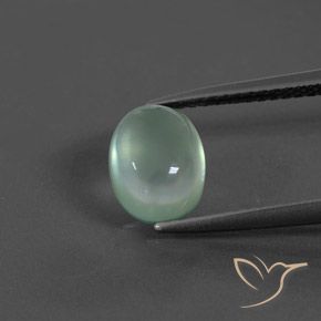2.10ct Naturel Menthe verte Préhnite, ovale, Transparent