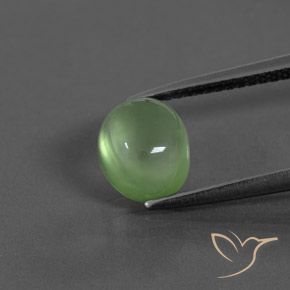 2.41ct Naturel Vert jaunâtre Préhnite, ovale, Transparent / Translucide