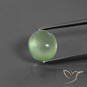 2.39ct Naturel Vert jaunâtre Préhnite, ovale, Transparent