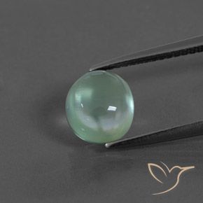 2.30ct Naturel Menthe verte Préhnite, ovale, Transparent