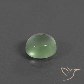 Préhnite Vert clair naturelle ovale, 2.46 ct, Transparent