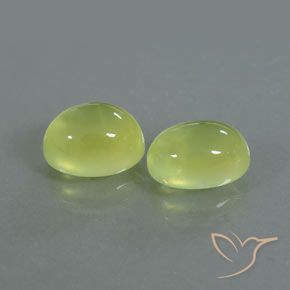Shop natural 5.62ct Jaune citron léger Préhnite gems, ovale, from Afrique du Sud at GemSelect. In stock, global shipping!