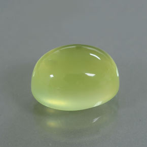 Préhnite vert naturelle transparent, 3,53 ct, transparent / translucide