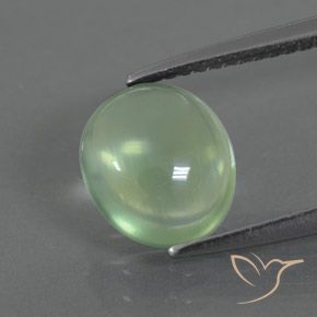 2.25ct Naturel Vert clair Préhnite, ovale, Transparent
