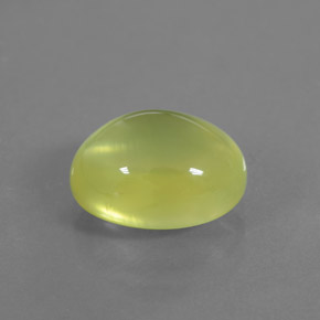 Prehnite Vert jaunâtre naturelle Transparent, 3.99 ct, Transparent / Translucide