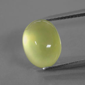 Prehnite Jaune clair naturelle Transparent, 5.33 ct, Transparent / Translucide