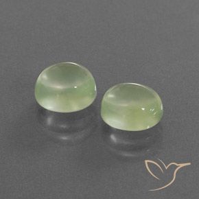 Shop natural 3.36ct Vert jaunâtre Préhnite gems, ovale, from Afrique du Sud at GemSelect. In stock, global shipping!