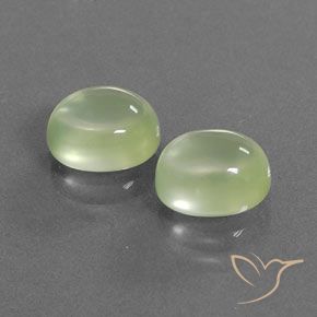 Shop natural 4.64ct Vert poire pâle Préhnite gems, ovale, from Afrique du Sud at GemSelect. In stock, global shipping!