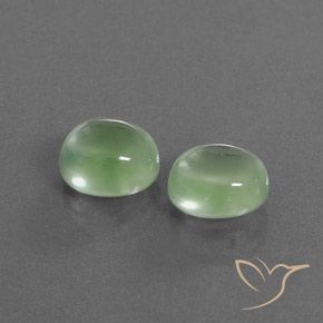 Shop natural 5.50ct Vert poire pâle Préhnite gems, ovale, from Afrique du Sud at GemSelect. In stock, global shipping!