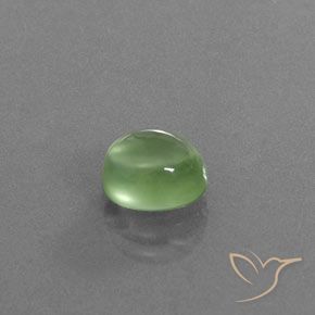 Préhnite Vert jaunâtre naturelle ovale, 2.05 ct, Transparent / Translucide