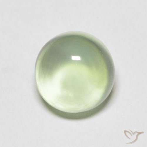 2.34ct Naturel Vert clair Préhnite, Tour, Transparent