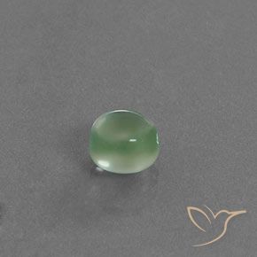 Prehnite Menthe verte naturelle Coupe roude, 1.81 ct, Transparent