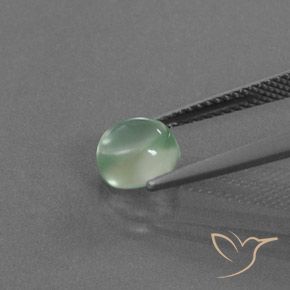 Préhnite Menthe verte naturelle Tour, 1.73 ct, Transparent