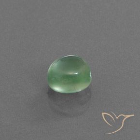 Préhnite Menthe légère naturelle ovale, 2.40 ct, Transparent