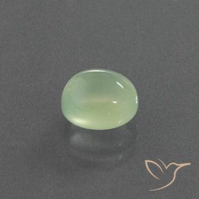 Préhnite Vert jaunâtre naturelle ovale, 2.50 ct, Transparent / Translucide