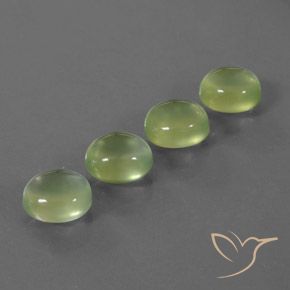 Shop natural 6.98ct Vert citron Préhnite gems, ovale, from Afrique du Sud at GemSelect. In stock, global shipping!