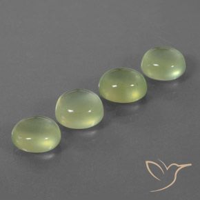 Shop natural 8.04ct Vert jaunâtre Préhnite gems, ovale, from Afrique du Sud at GemSelect. In stock, global shipping!