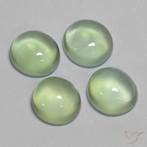 Shop natural 7.53ct Vert jaunâtre Préhnite gems, ovale, from Afrique du Sud at GemSelect. In stock, global shipping!