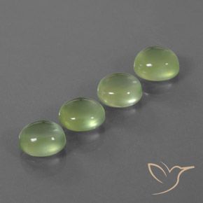 Shop natural 6.38ct Vert citron Préhnite gems, ovale, from Afrique du Sud at GemSelect. In stock, global shipping!