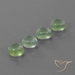 Shop natural 4.84ct Vert poire pâle Préhnite gems, ovale, from Afrique du Sud at GemSelect. In stock, global shipping!