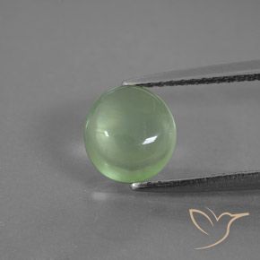 1.93ct Naturel Vert jaunâtre Préhnite, ovale, Transparent