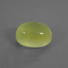 Préhnite vert naturelle transparent, 5,40 ct, transparent / translucide