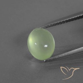 2.73ct Naturel Vert moyen Préhnite, ovale, Transparent / Translucide