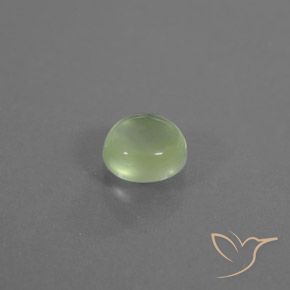 Préhnite Vert pâle naturelle ovale, 1.21 ct, Transparent