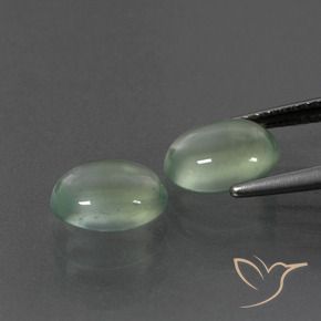 Shop natural 3.77ct Vert jaunâtre Préhnite gems, ovale, from Afrique du Sud at GemSelect. In stock, global shipping!