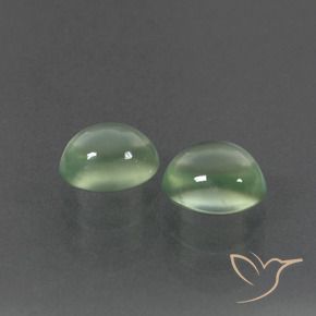 Shop natural 3.26ct Vert jaunâtre Préhnite gems, ovale, from Afrique du Sud at GemSelect. In stock, global shipping!